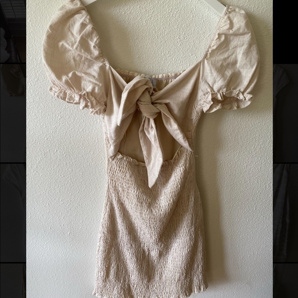 Vici Olia Front Tie Dress - Picture 2 of 4